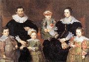 VOS, Cornelis de The Family of the Artist  jg oil painting on canvas